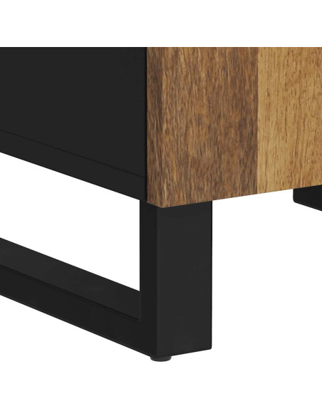 Mobile da Bagno 38x33x58 cm in Legno Massello di Mango