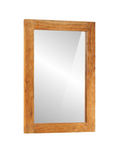 Set Mobili da Bagno 2pz in Legno Massello di Acacia 2