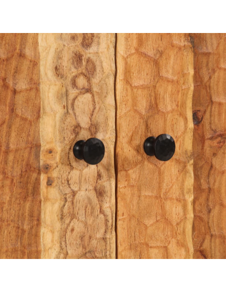 Set Mobili da Bagno 2pz in Legno Massello di Acacia