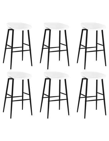 Set da Bar 7 pz Nero e Bianco