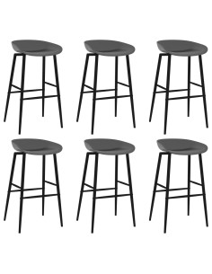 Set da Bar 7 pz Nero e Grigio 2