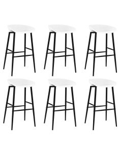 Set da Bar 7 pz Bianco 2