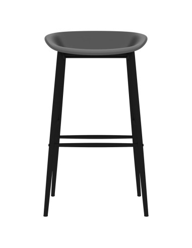 Set da Bar 7 pz Bianco e Grigio