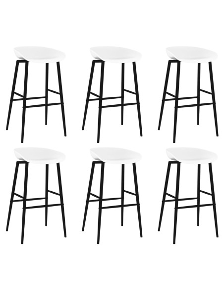 Set da Bar 7 pz Nero e Bianco