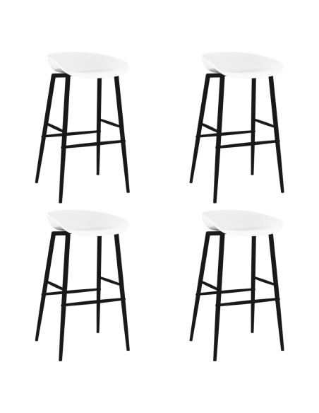 Set da Bar 5 pz Nero e Bianco