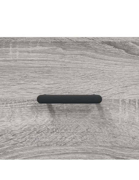 Comodini a Muro 2 pz Grigio Sonoma 35x35x20 cm