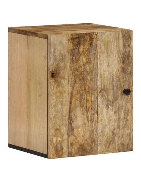 Mobile da Bagno a Parete 38x33x48 cm in Legno Massello di Mango