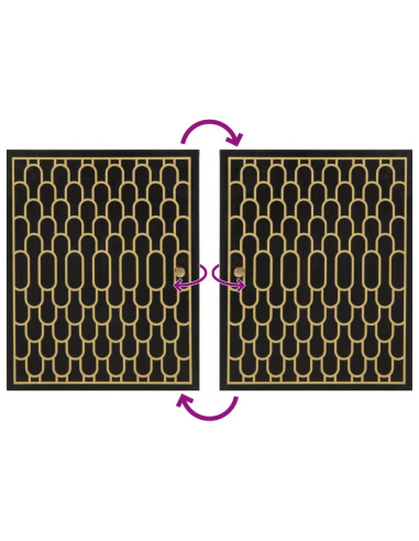 Set Mobili da Bagno 4 pz in Legno Massello di Mango