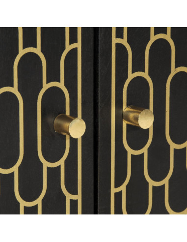 Mobile Lavabo da Bagno 62x33x58cm in Legno Massello di Mango