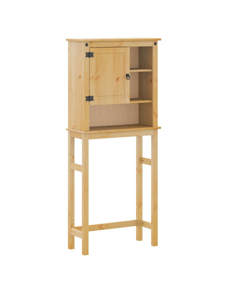 Mobile Lavatrice da Bagno Corona in Legno Massello di Pino