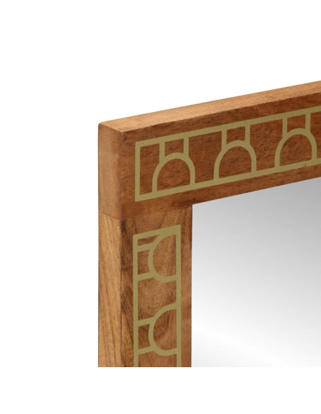 Set Mobili da Bagno 2pz in Legno Massello di Mango