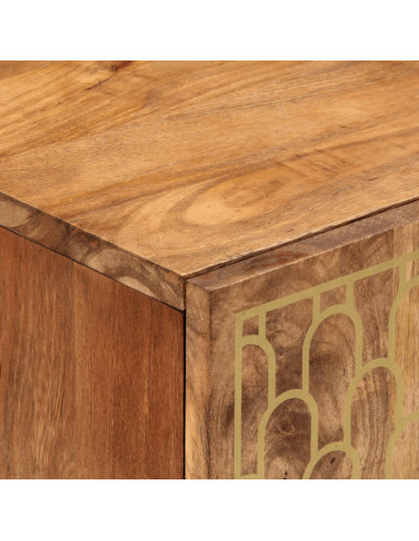 Set Mobili da Bagno 2pz in Legno Massello di Mango