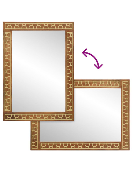 Set Mobili da Bagno 3pz in Legno Massello di Mango