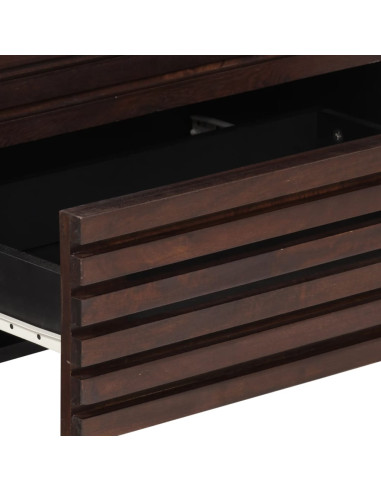 Credenza Marrone 60x34x75 cm in Legno Massello di Mango