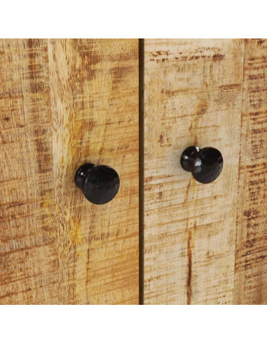 Set Mobili da Bagno 2pz in Legno Massello di Mango