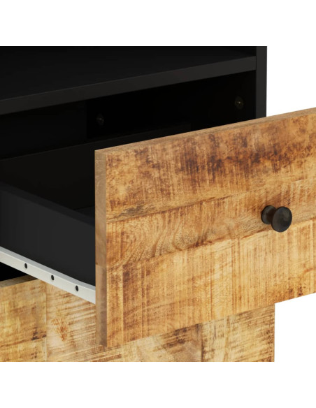 Set Mobili da Bagno 4 pz in Legno Massello di Mango