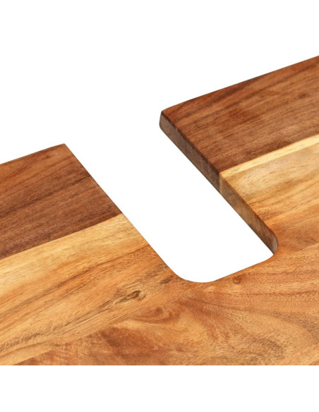 Set Mobili da Bagno 5 pz in Legno Massello di Acacia