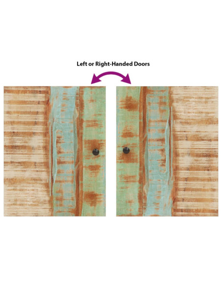 Set Mobili da Bagno 5 pz in Legno Massello di Recupero