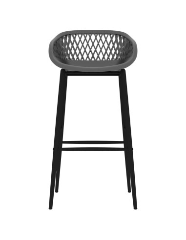 Set da Bar 7 pz Bianco e Grigio