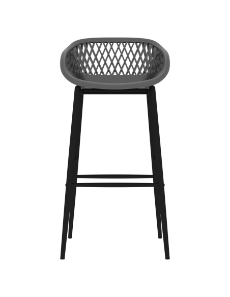 Set da Bar 7 pz Nero e Grigio