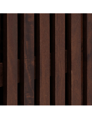 Credenza Marrone 90x34x75 cm in Legno Massello di Mango
