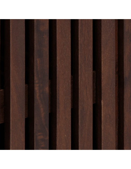 Credenza Marrone 90x34x75 cm in Legno Massello di Mango