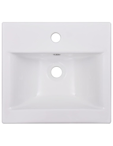 Set Mobili da Bagno Bianco in Legno Multistrato