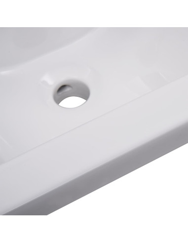 Set Mobili da Bagno Bianco in Legno Multistrato