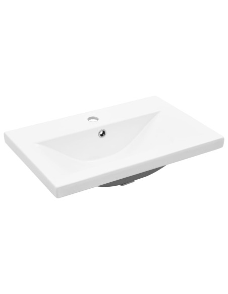 Set Mobili da Bagno 4 pz Rovere Sonoma in Legno Multistrato