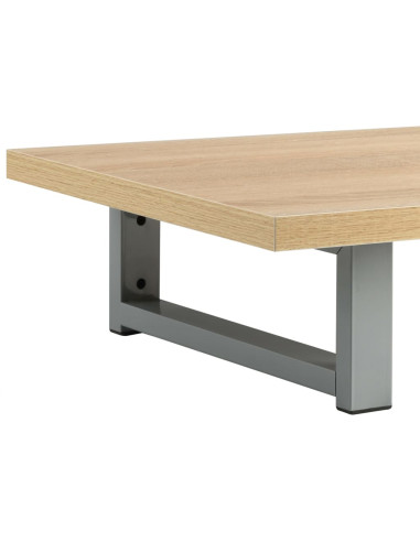 Set Mobili da Bagno 2 pz Ceramica Rovere