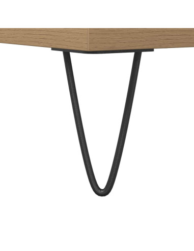 Mobiletto da Bagno Rovere Artigianale 80x33x60 cm in Truciolato