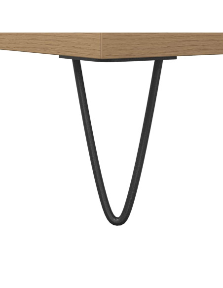 Mobiletto da Bagno Rovere Artigianale 80x33x60 cm in Truciolato