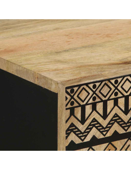 Set Mobili da Bagno 2pz in Legno Massello di Mango