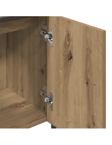 Mobile Lavabo Bagno Rovere Artigianale Legno Multistrato