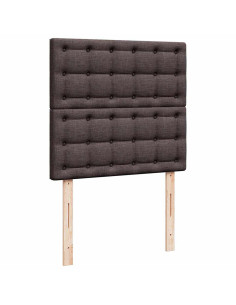 Struttura Letto Pouf con Materasso 90x190 cm in Tessuto