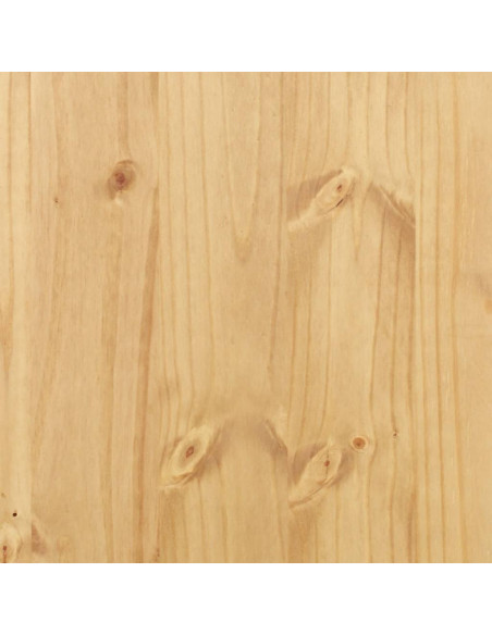 Set Mobili da Bagno 3 pz Corona in Legno Massello di Pino