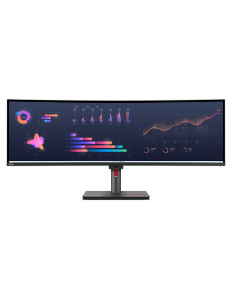 Lenovo ThinkVision P49w-30 Monitor PC 124,5 cm (49") 5120 x 1440 Pixel DQHD LED Nero