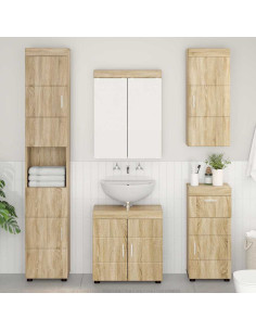 Armadio da bagno a muro TULUM Rovere Sonoma 37 x 24,5 x 86 cm