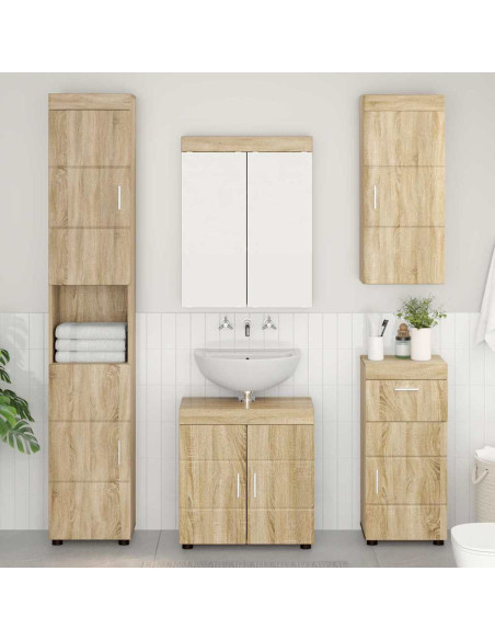 Armadio da bagno a muro TULUM Rovere Sonoma 37 x 24,5 x 86 cm