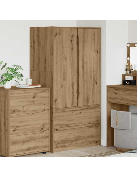 Mobile da Bagno con porta Rovere artigianale 79,5 x 49 x 156 cm