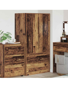 Mobile da Bagno con cassetto Legno vecchio 79,5 x 49 x 156 cm