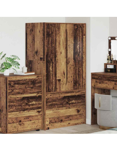 Mobile da Bagno con cassetto Legno vecchio 79,5 x 49 x 156 cm