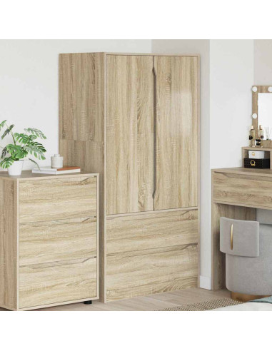 Mobile da Bagno con cassetto Rovere Sonoma 79,5 x 49 x 156 cm