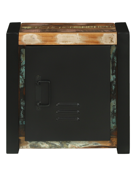 Mobile da Bagno con porta Marrone Legno Recuperato Massello