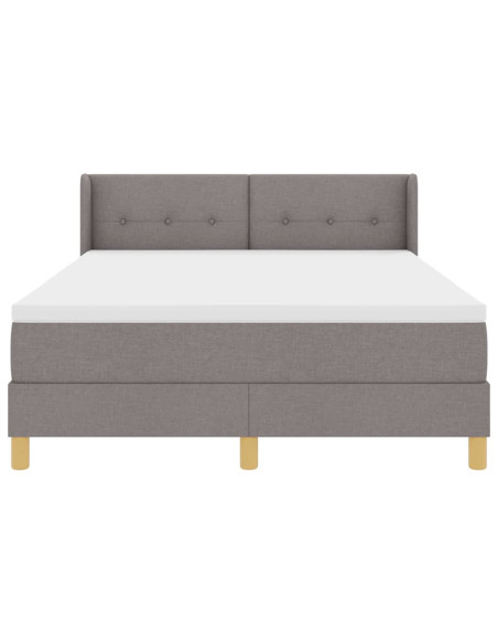 Letto a molle con materasso Talpa 190 x 140 cm Tessuto