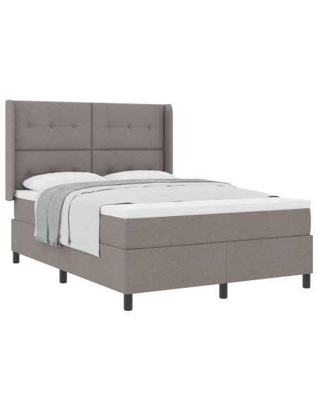 Letto a molle con materasso Talpa 140 x 190 cm Tessuto