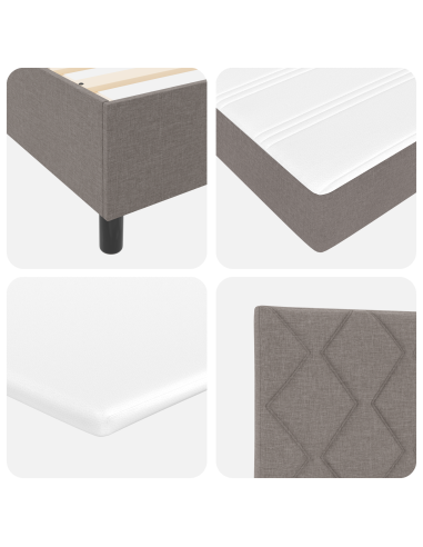 Letto a molle con materasso Talpa 80 x 200 cm Tessuto