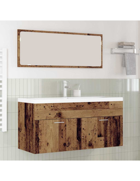 Mobile da Bagno con porta Legno vecchio 100 x 38,5 x 46 cm