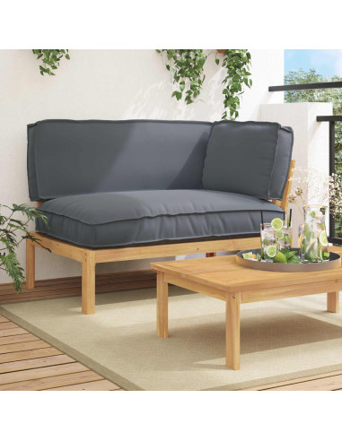 Set di divani con cuscino Antracite 133 x 92 x 69 cm