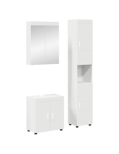 Set di mobili per il bagno TULUM Bianco Legno multistrato